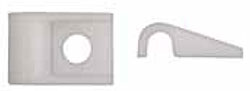 White Nylon Cable Clips