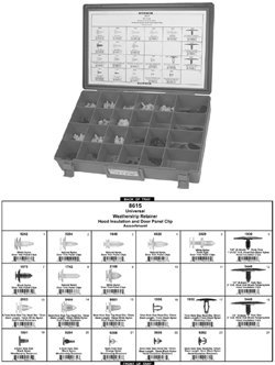 Panel & Hood Clip Assortment